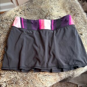 Lululemon Athletica Gray Skater Mini Skirt Athletic